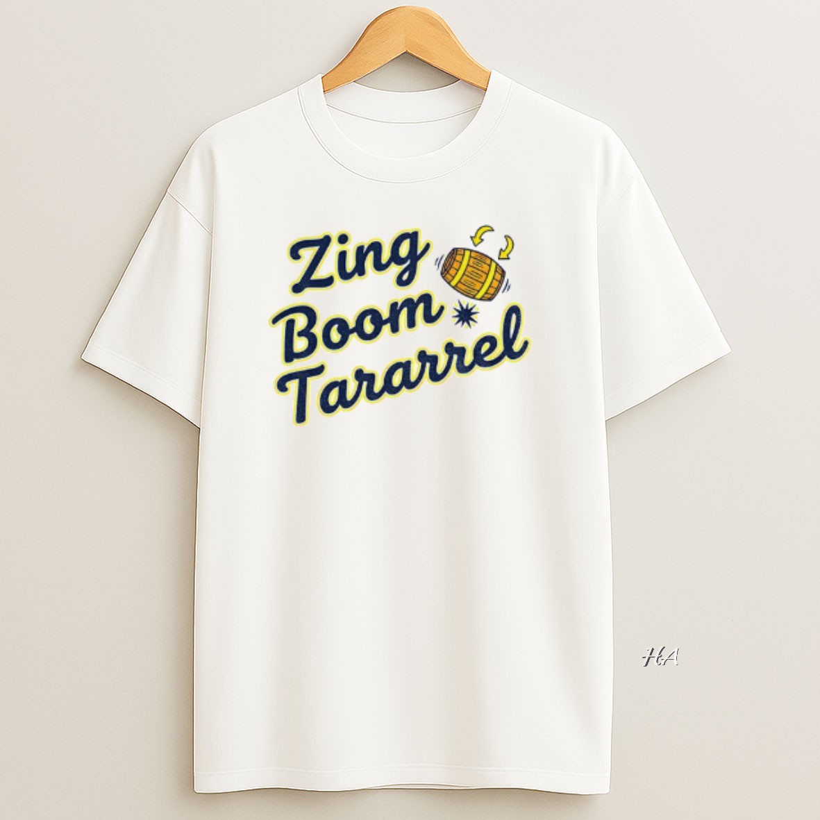 Official Zing Boom Tararrel Roll Out The Barrel Milwaukee Brewers Mlb T Shirt