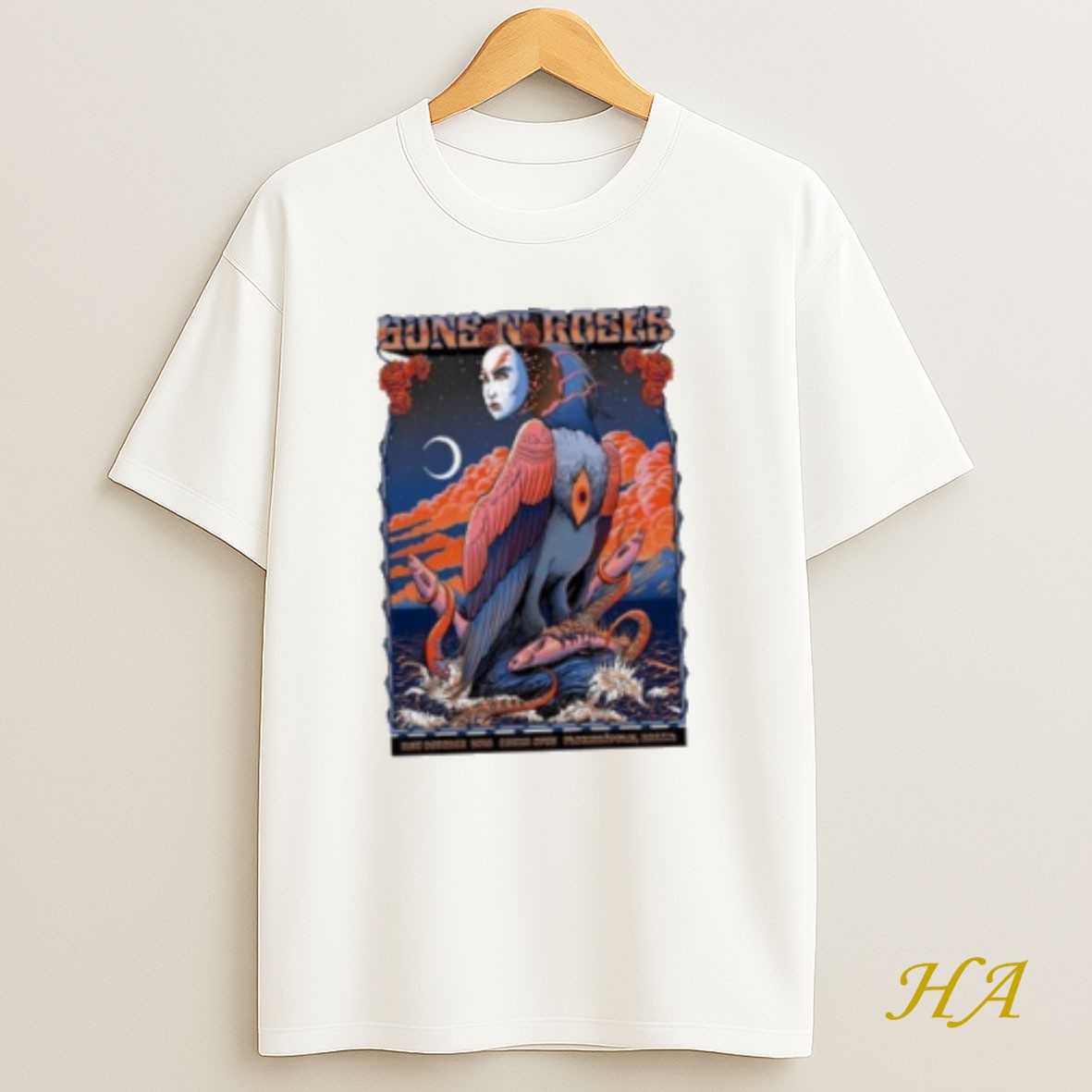 Official Guns N Roses Florianopolis Venue At Arena Opus On October 21 2025 Tour Shirts Women Shirt