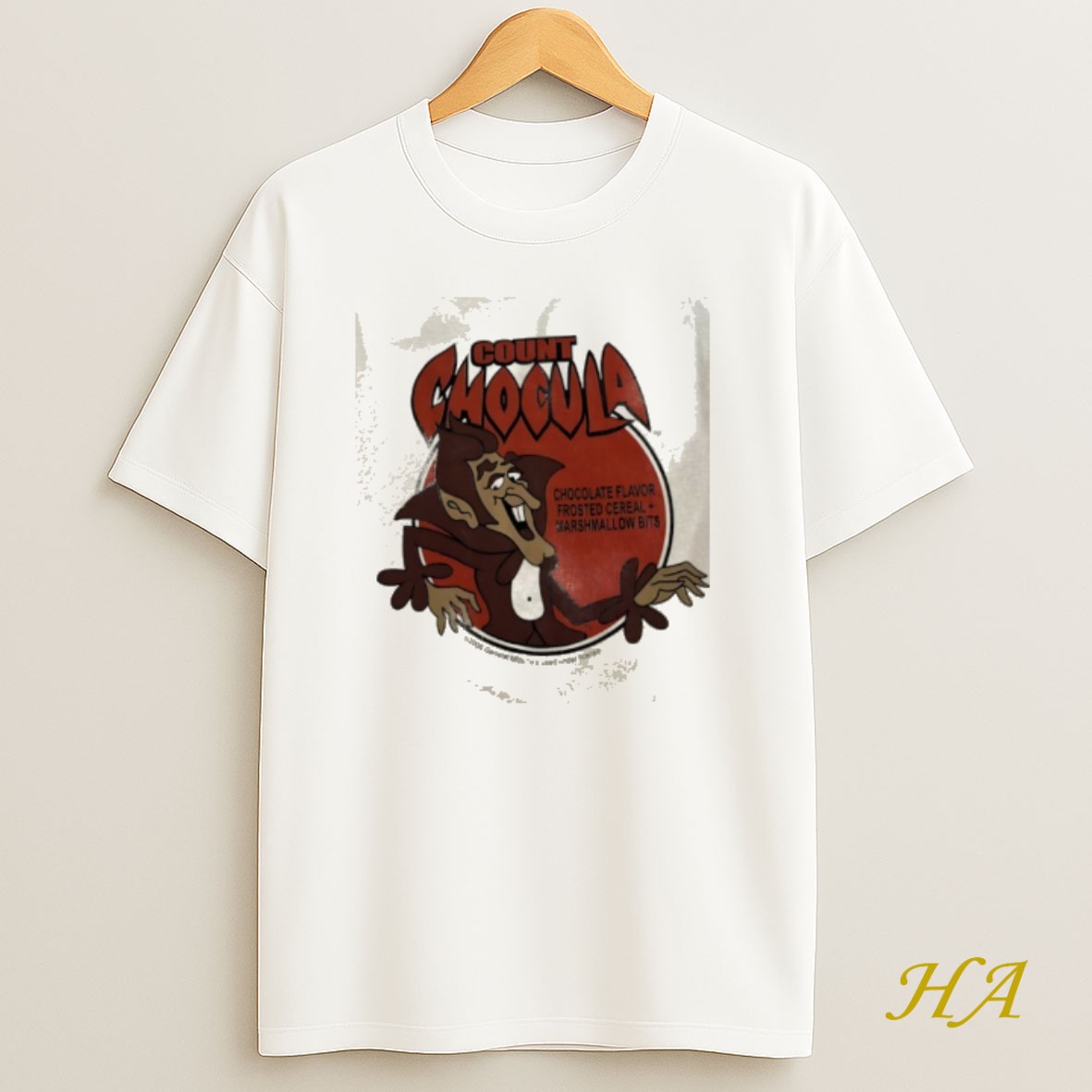 Official Mero70fx Count Chocula Chocolate Flavor Frosted Cereal Marshmallow Bits Shirt