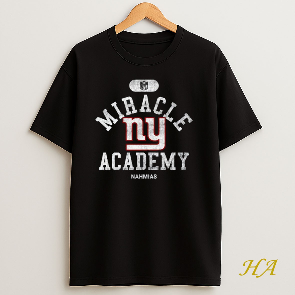 Official New York Giants Miracle Academy Collection Tee Shirt