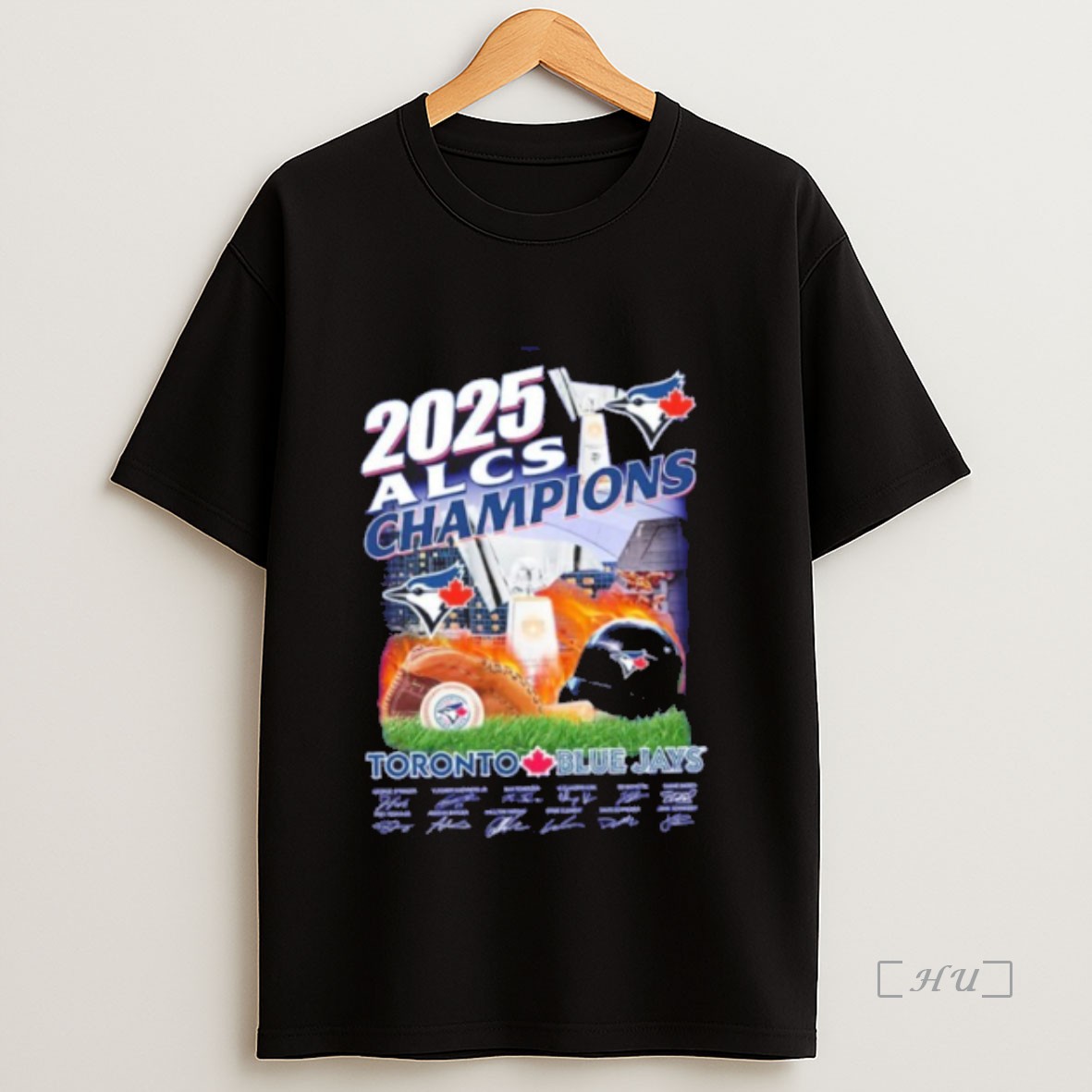 Officials 2025 Alcs Champions Toronto Blue Jays Signature Sweatshirt Tee Shirt