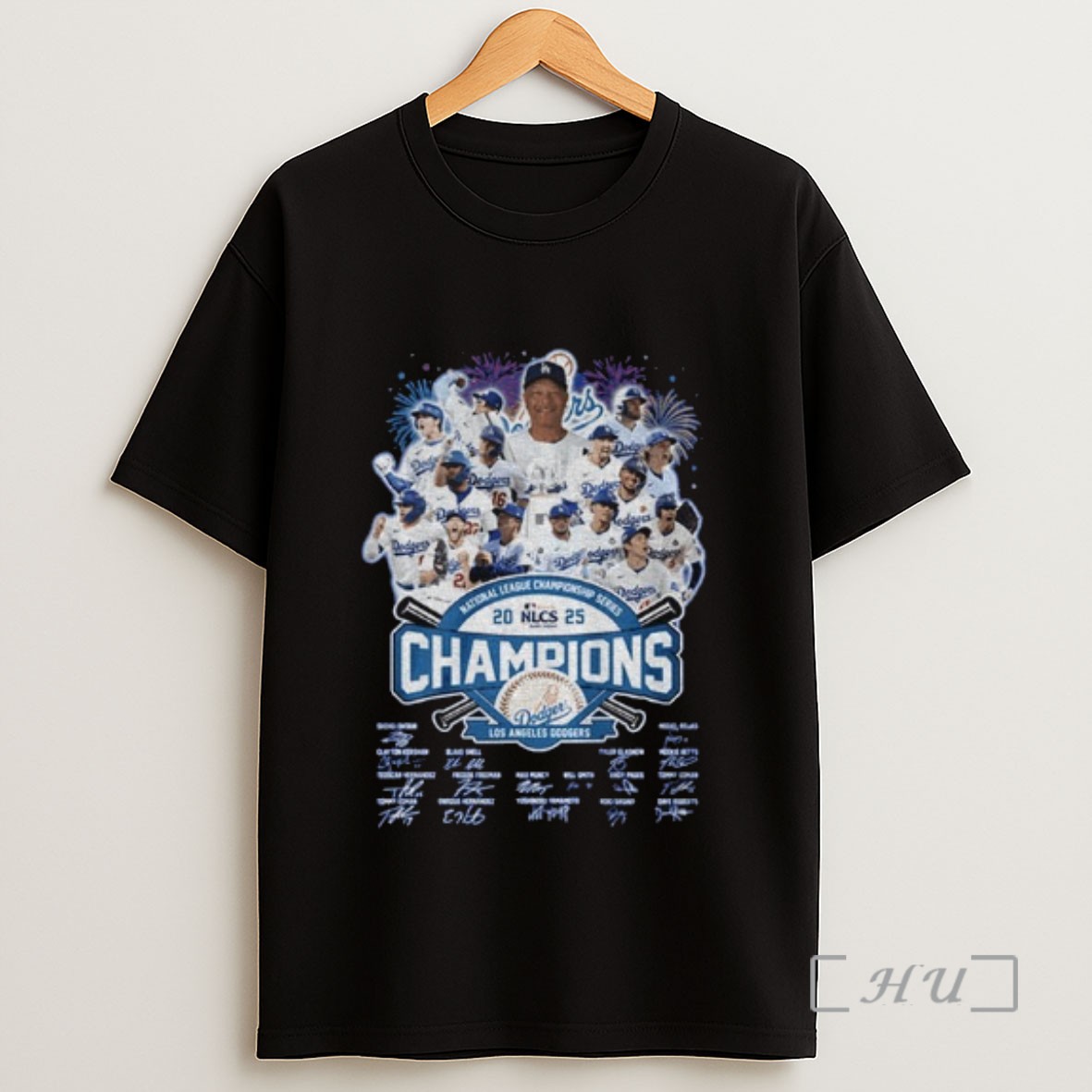 Officials 2025 National League Champions Los Angeles Dodgers Signature Sweatshirt Tee Shirt