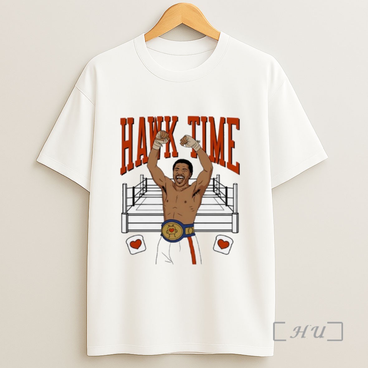 Officials Aaron Pryor Hawk Time Boxer Sweatshirt Tee Shirt