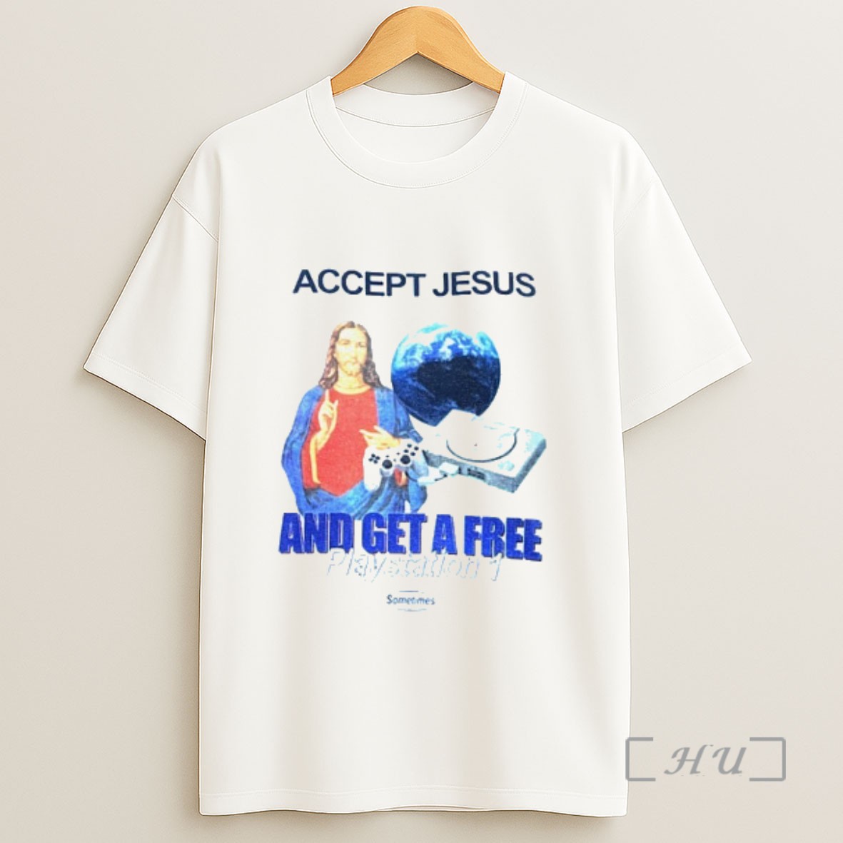 Officials Accept Jesus And Get A Free Playstation 1 Sweatshirt Tee Shirt
