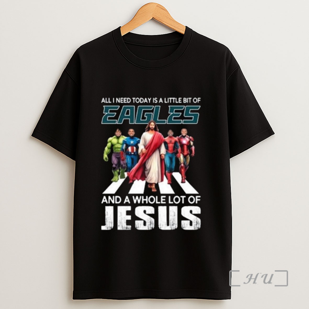 Officials All I Need Today Is A Little Bit Of Philadelphia Eagles And A Whole Lot Of Jesus 2025 Long Sleve Sweatshirt Tee Shirt
