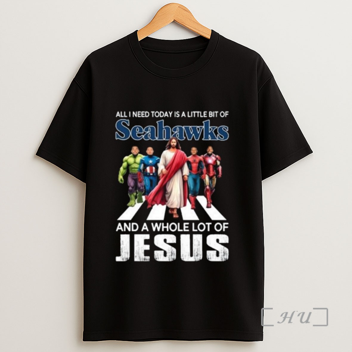 Officials All I Need Today Is A Little Bit Of Seattle Seahawks And A Whole Lot Of Jesus 2025 Long Sleve Sweatshirt Tee Shirt