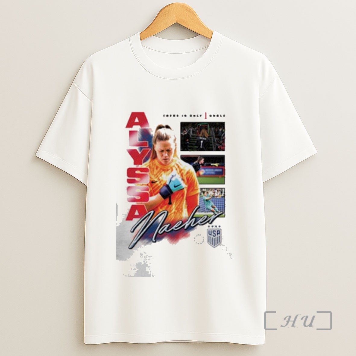 Officials Alyssa Naeher Farewell Natural Sweatshirt Tee Shirt