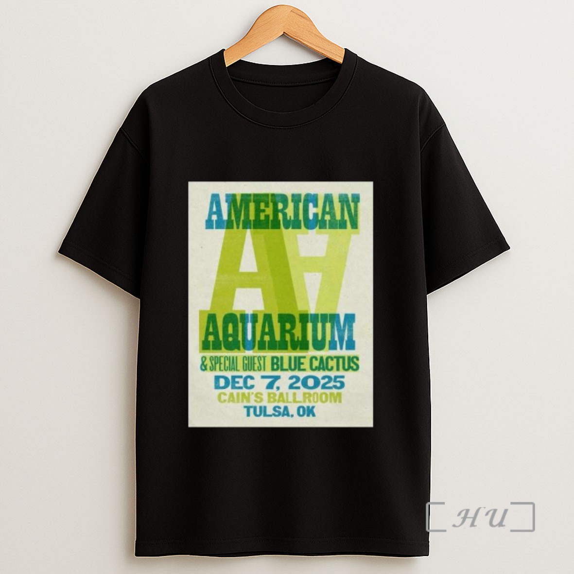Officials American Aquarium December 7 2025 Cains Ballroom Tulsa Ok Long Sleve Sweatshirt Tee Shirt