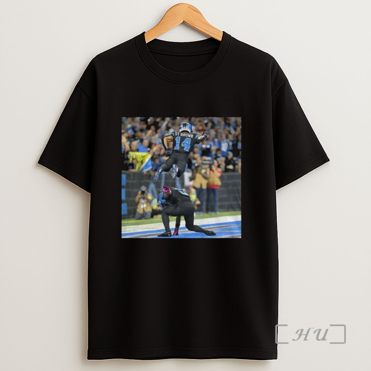 Officials Amon Ra St Brown And Jahmyr Gibbs Spider Man Photo Sweatshirt Tee Shirt