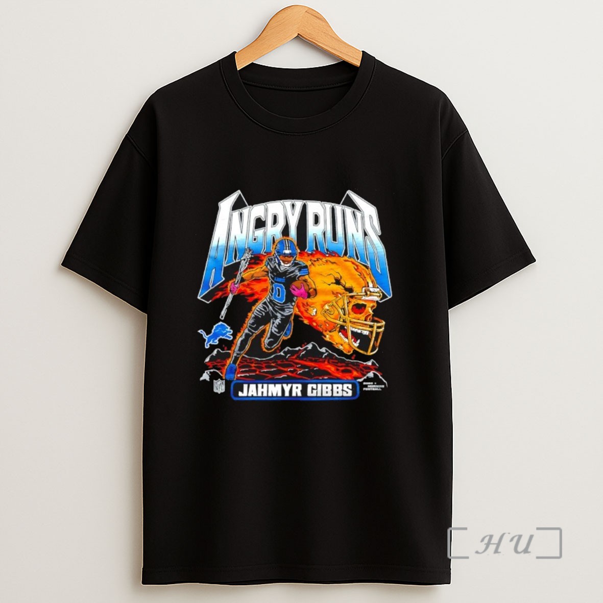 Officials Angry Runs 2025 Detroit Lions Jahmyr Gibbs Sweatshirt Tee Shirt