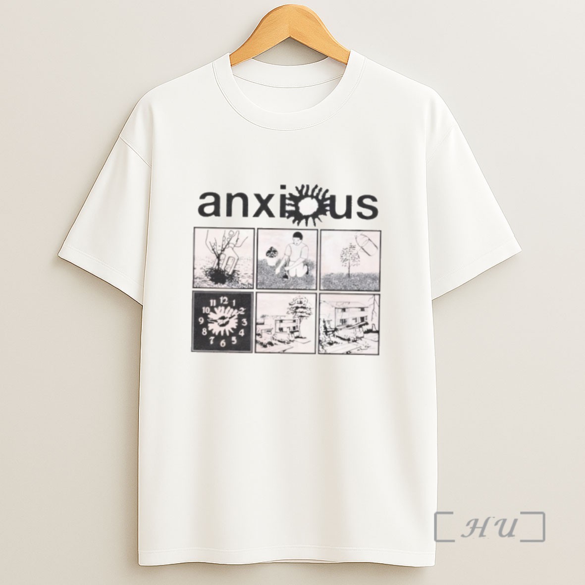 Officials Anxious Van Comic New Graphic Sweatshirt Tee Shirt