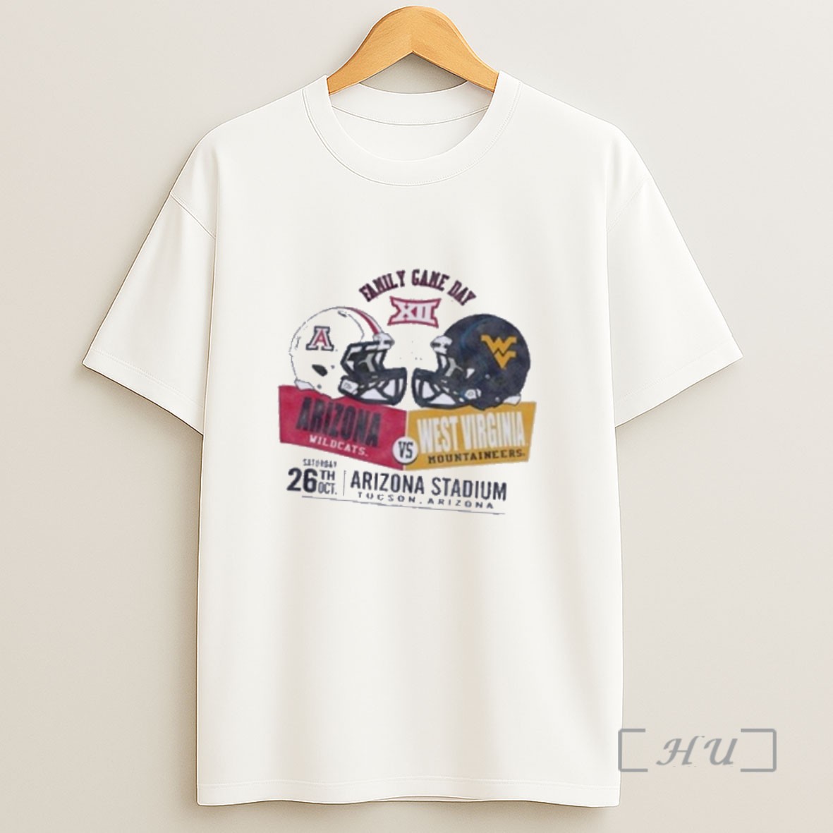 Officials Arizona Wildcats Vs West Virginia Mountaineers 2025 Game Day Family Football Sweatshirt Tee Shirt