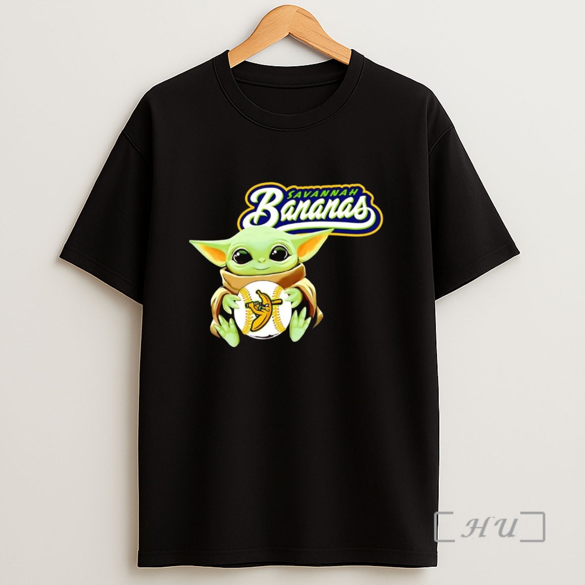 Officials Baby Yoda Hug Ball Savannah Bananas Sweatshirt Tee Shirt