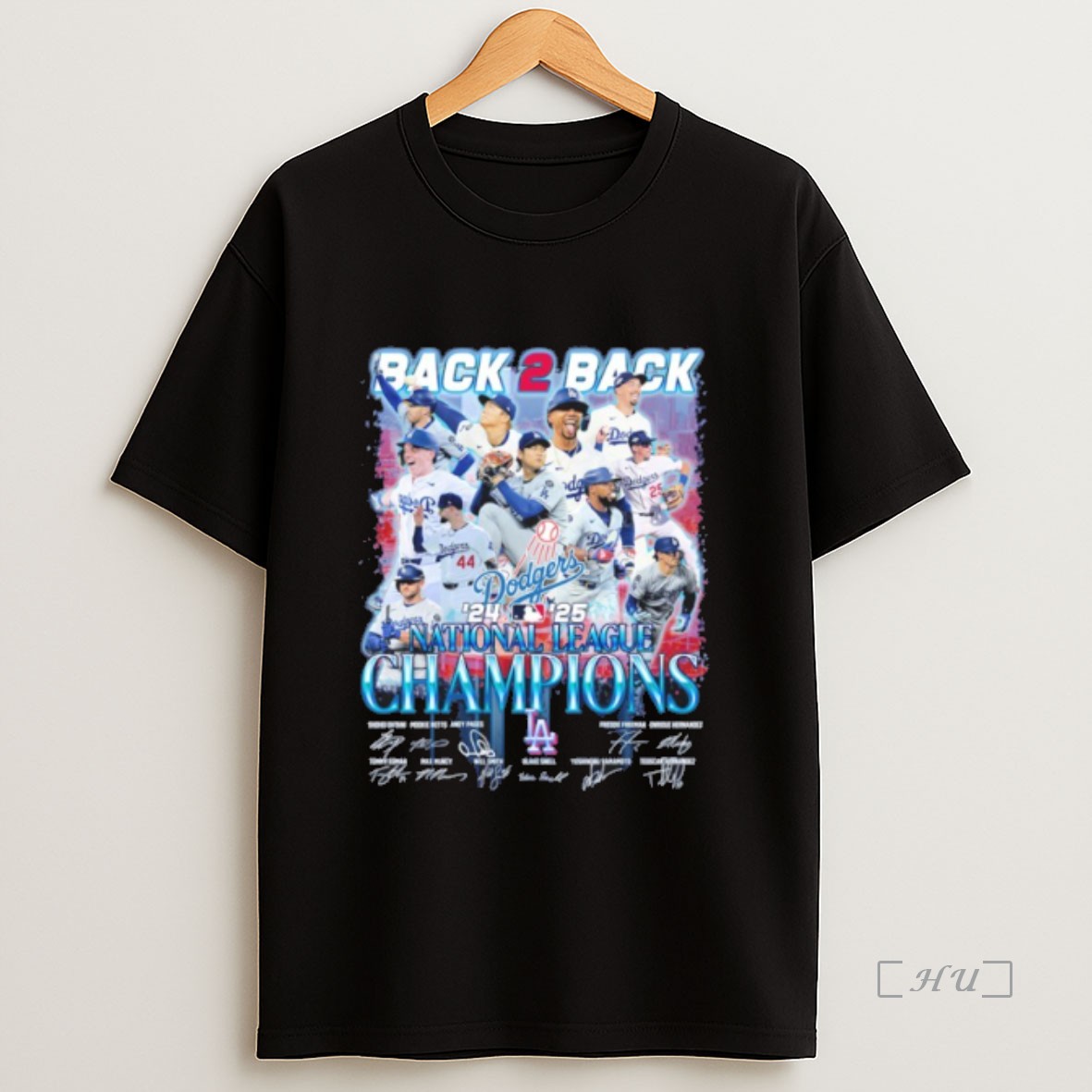 Officials Back 2 Back 2024 2025 National League Champions Signature Sweatshirt Tee Shirt