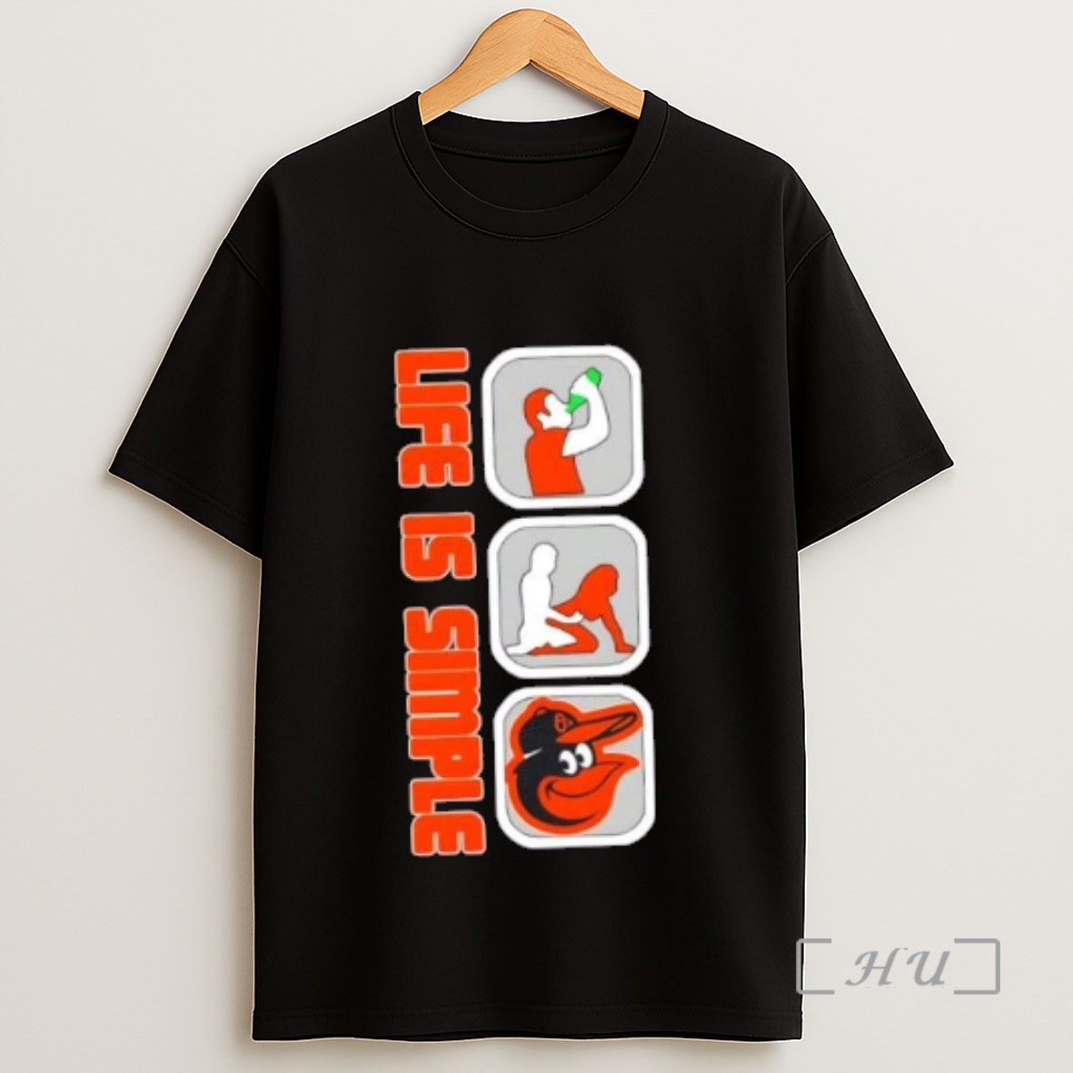 Officials Baltimore Orioles Baseball Life Is Simple Sweatshirt Tee Shirt