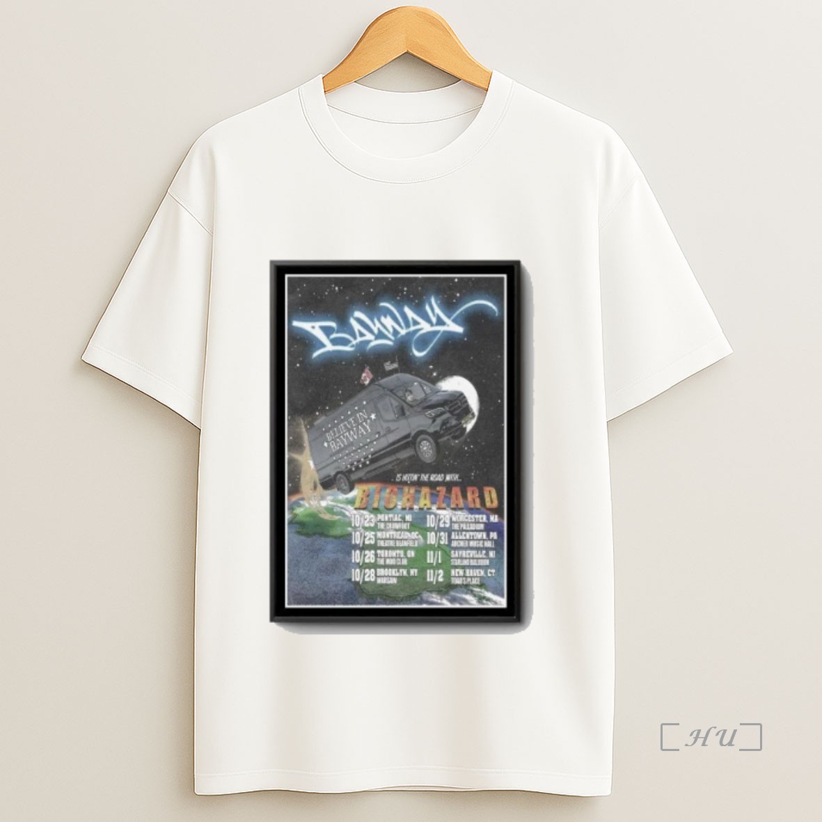 Officials Bayway Biohazard New Tour 2025 Sweatshirt Tee Shirt