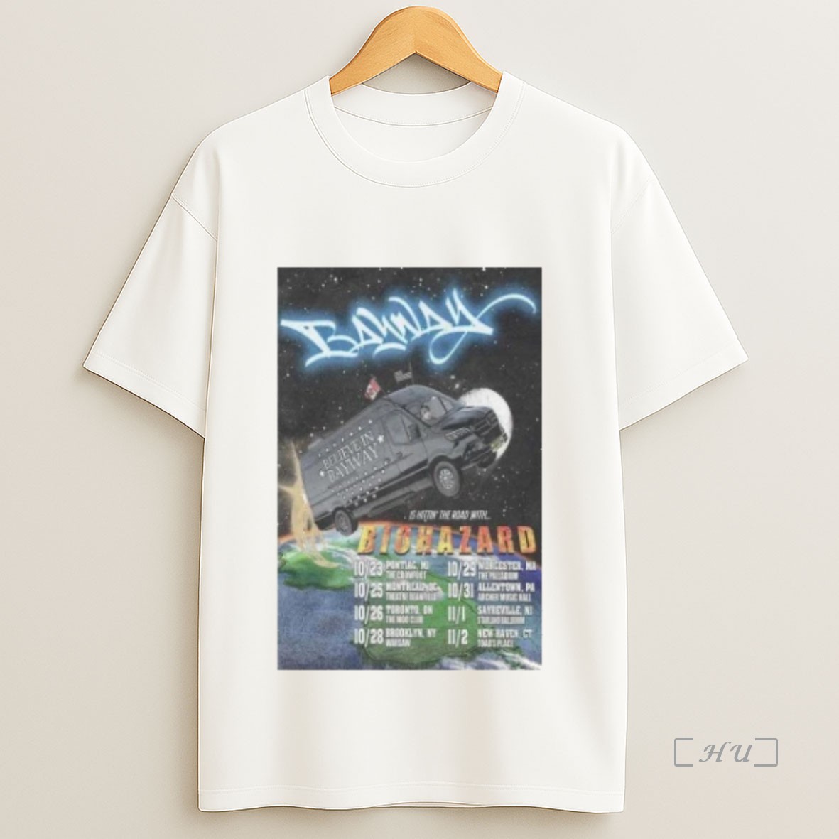 Officials Bayway Is Hitting The Road With Biohazard New Tour 2025 Sweatshirt Tee Shirt