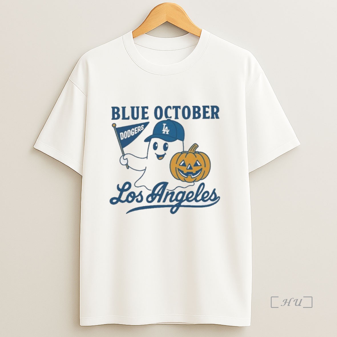 Officials Blue October Ghost Dodgers Sweatshirt Tee Shirt