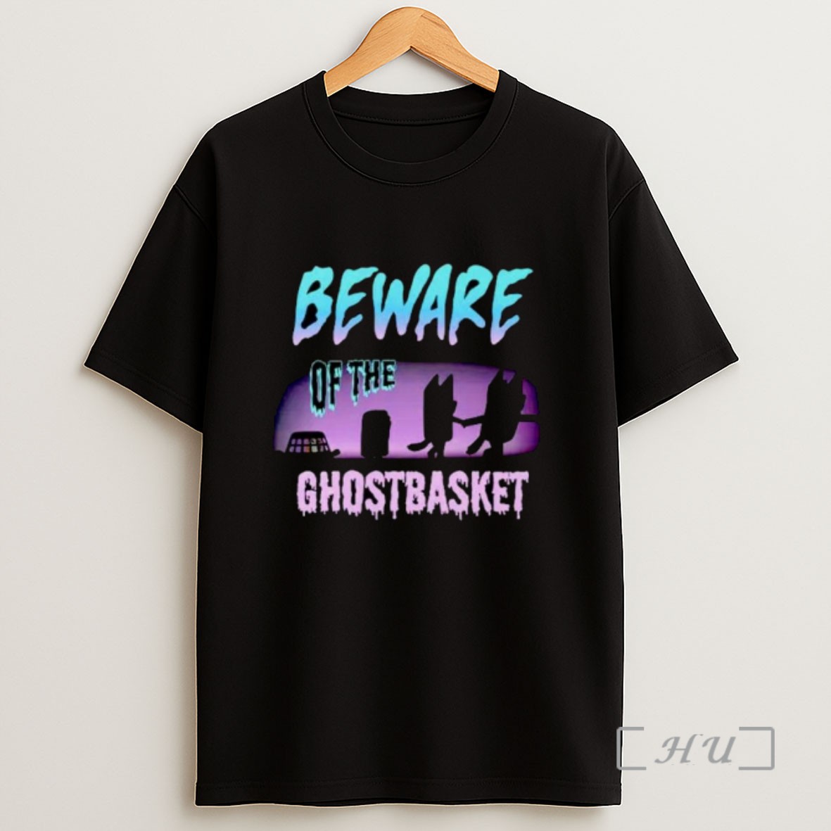 Officials Bluey Beware Of The Ghostbasket Ornaments Sweatshirt Tee Shirt