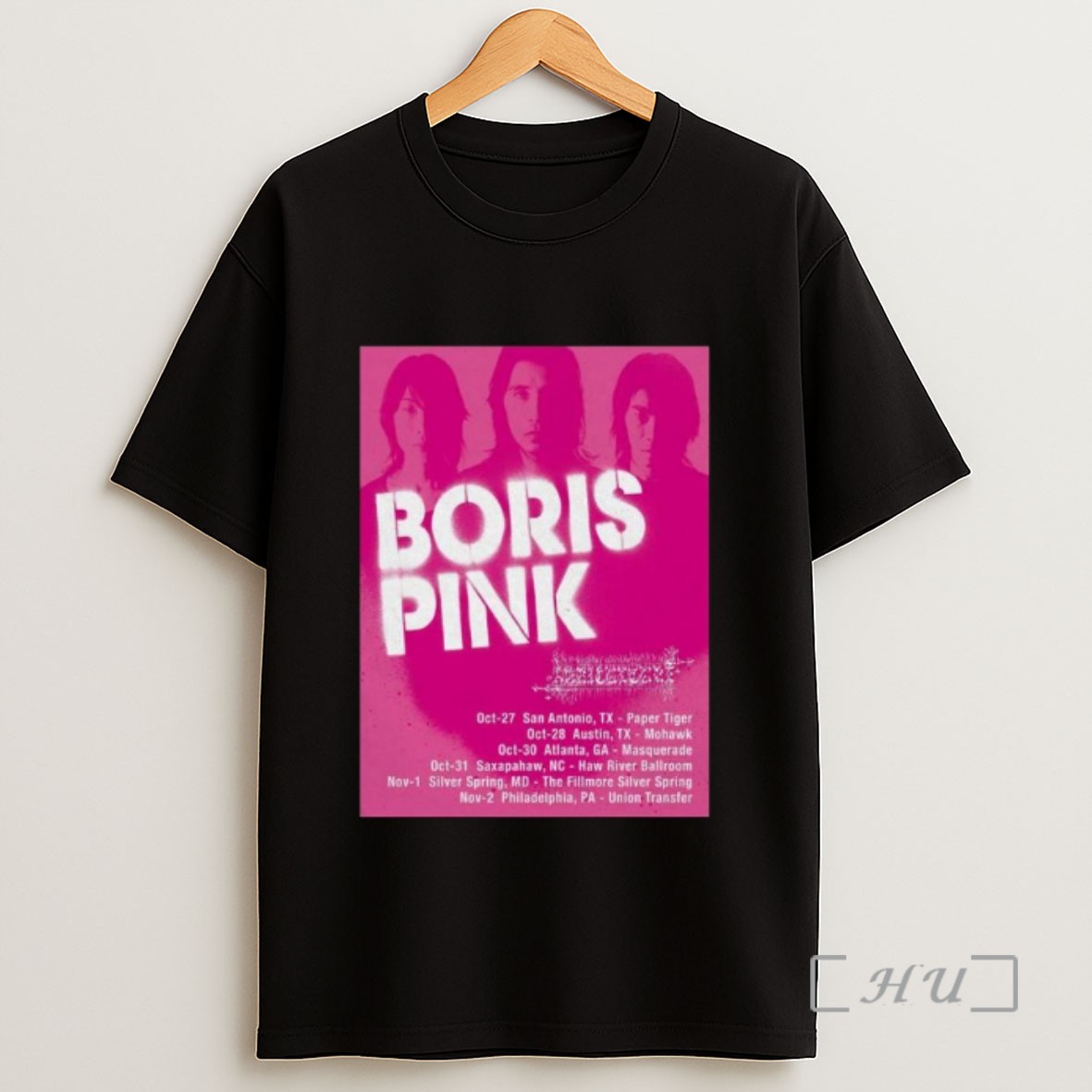 Officials Boris Pink 20th Anniversary Tour Long Sleve Sweatshirt Tee Shirt