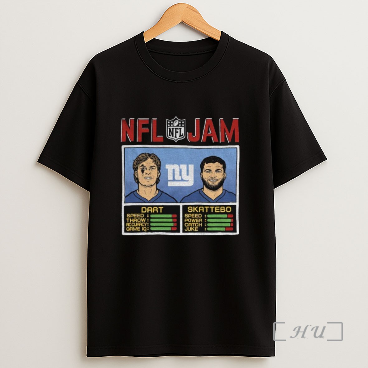 Officials Cam Skattebo And Jaxson Dart New York Giants Nfl Jam Sweatshirt Tee Shirt
