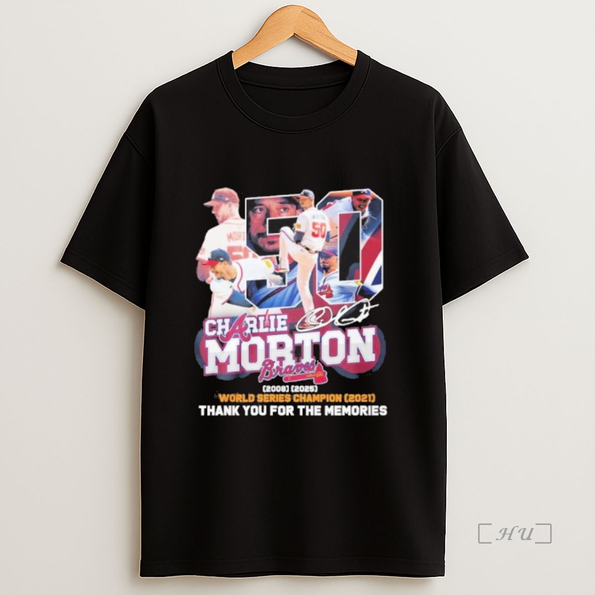 Officials Charlie Morton World Series Champions 2021 Thank You For The Memories Sweatshirt Tee Shirt