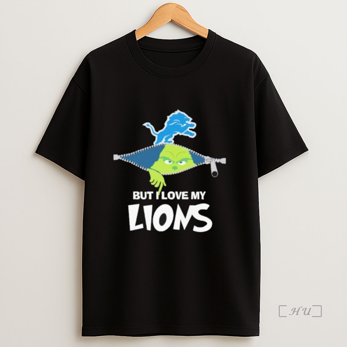 Officials Christmas Grinch But I Love My Detroit Lions Sweatshirt Tee Shirt