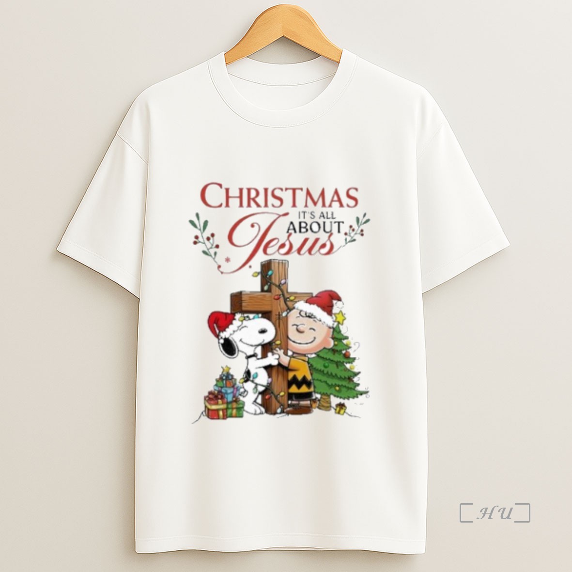 Officials Christmas Its All About Jesus Peanuts Sweatshirt Tee Shirt