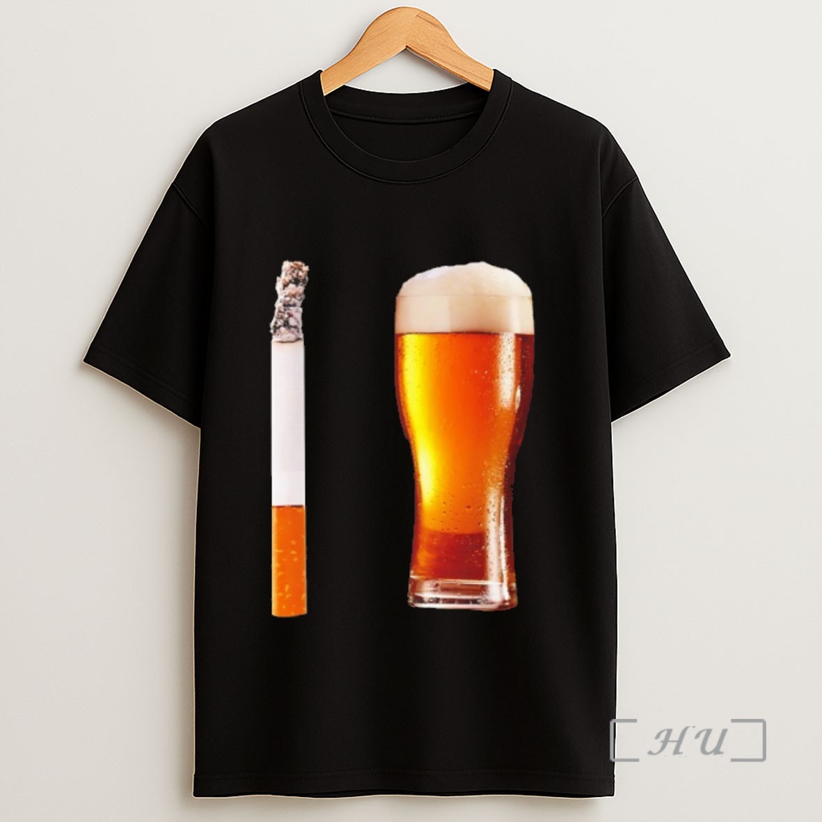 Officials Cigarettes And Beer Sweatshirt Tee Shirt
