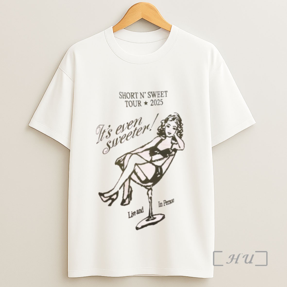 Officials Cocktail Glass Short N Sweet Tour 2025 Its Even Sweeter Live And In Person Sweatshirt Tee Shirt