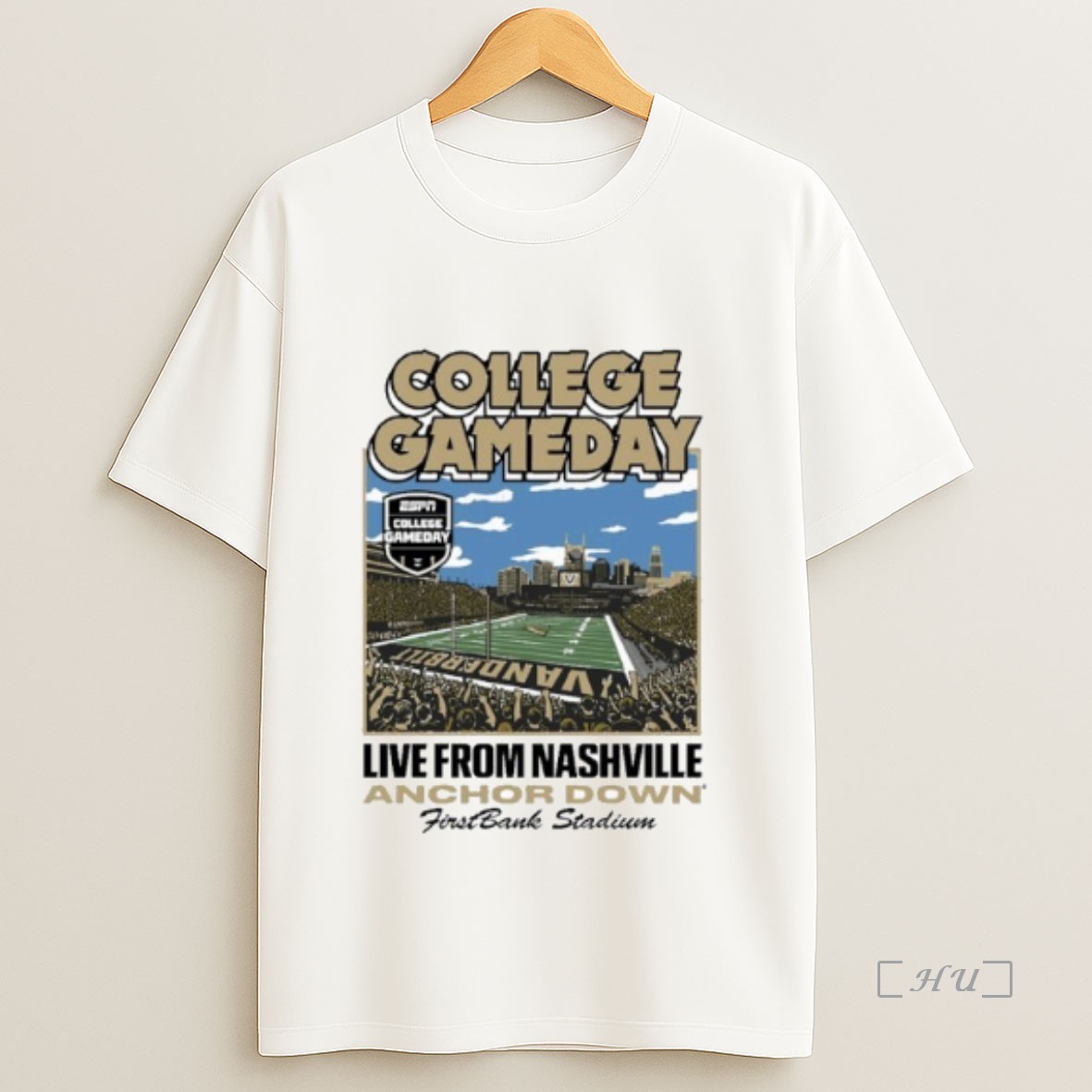 Officials College Gameday Live From Nashville Anchor Down Stadium Sweatshirt Tee Shirt