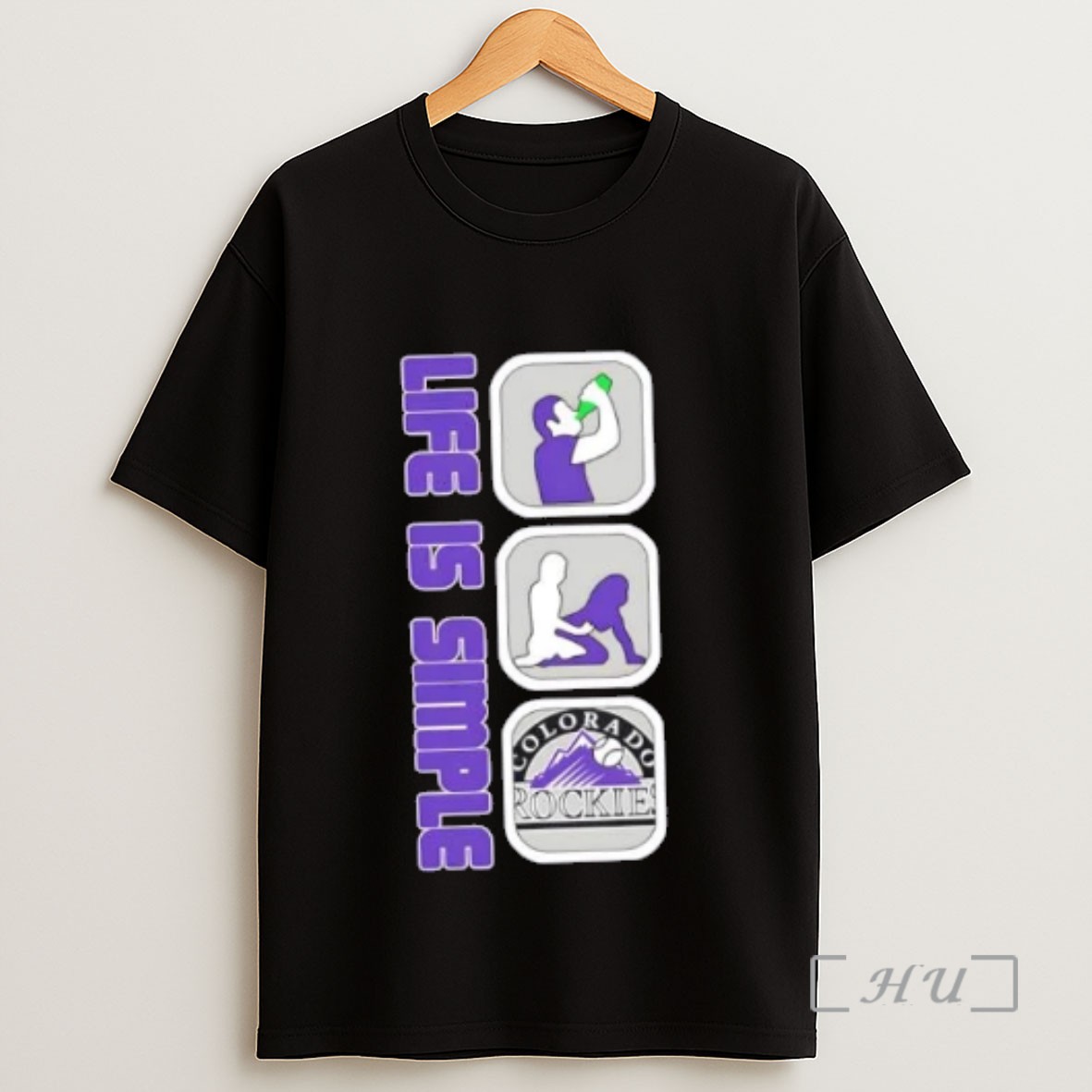 Officials Colorado Rockies Baseball Life Is Simple Sweatshirt Tee Shirt