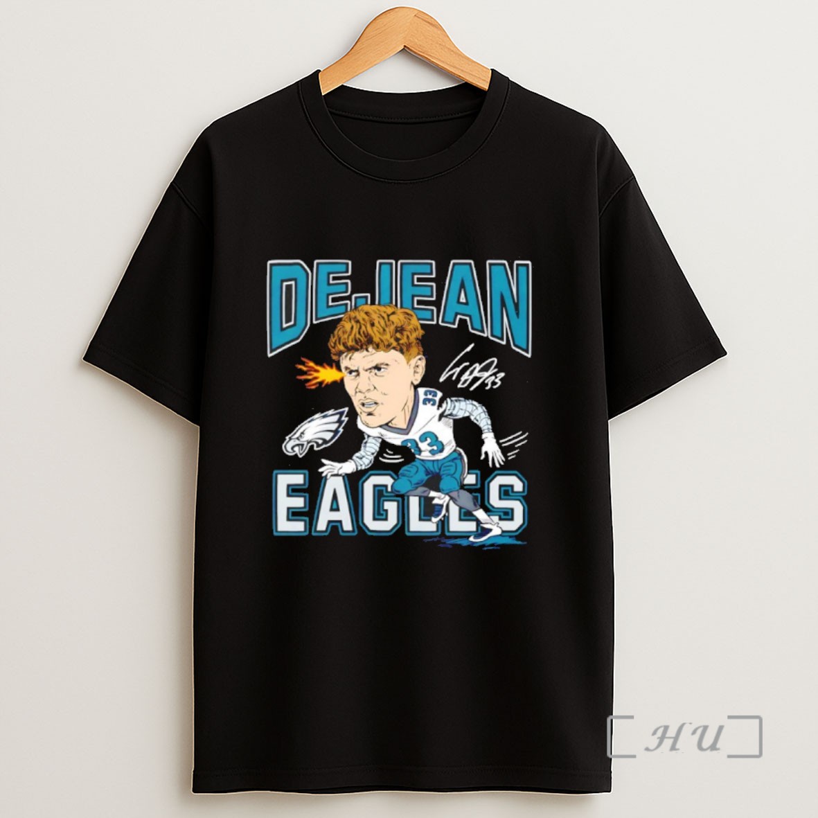 Officials Cooper Dejean Philadelphia Eagles Nfl Caricature Player Signature Sweatshirt Tee Shirt