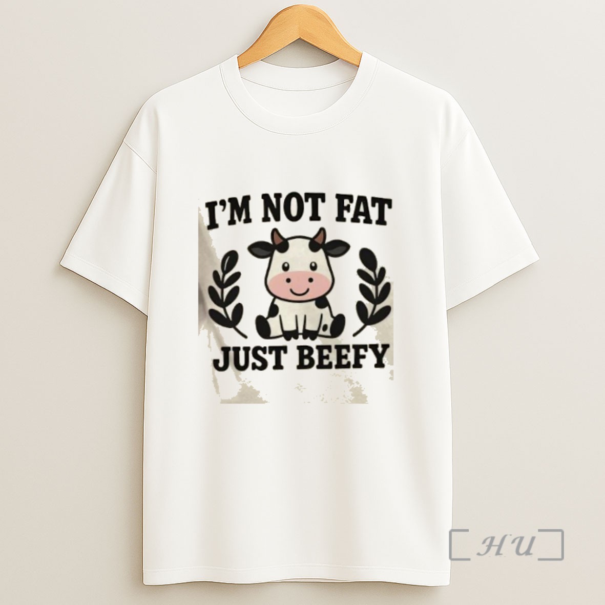 Officials Cow Pun Im Not Fat Just Beefy Sweatshirt Tee Shirt