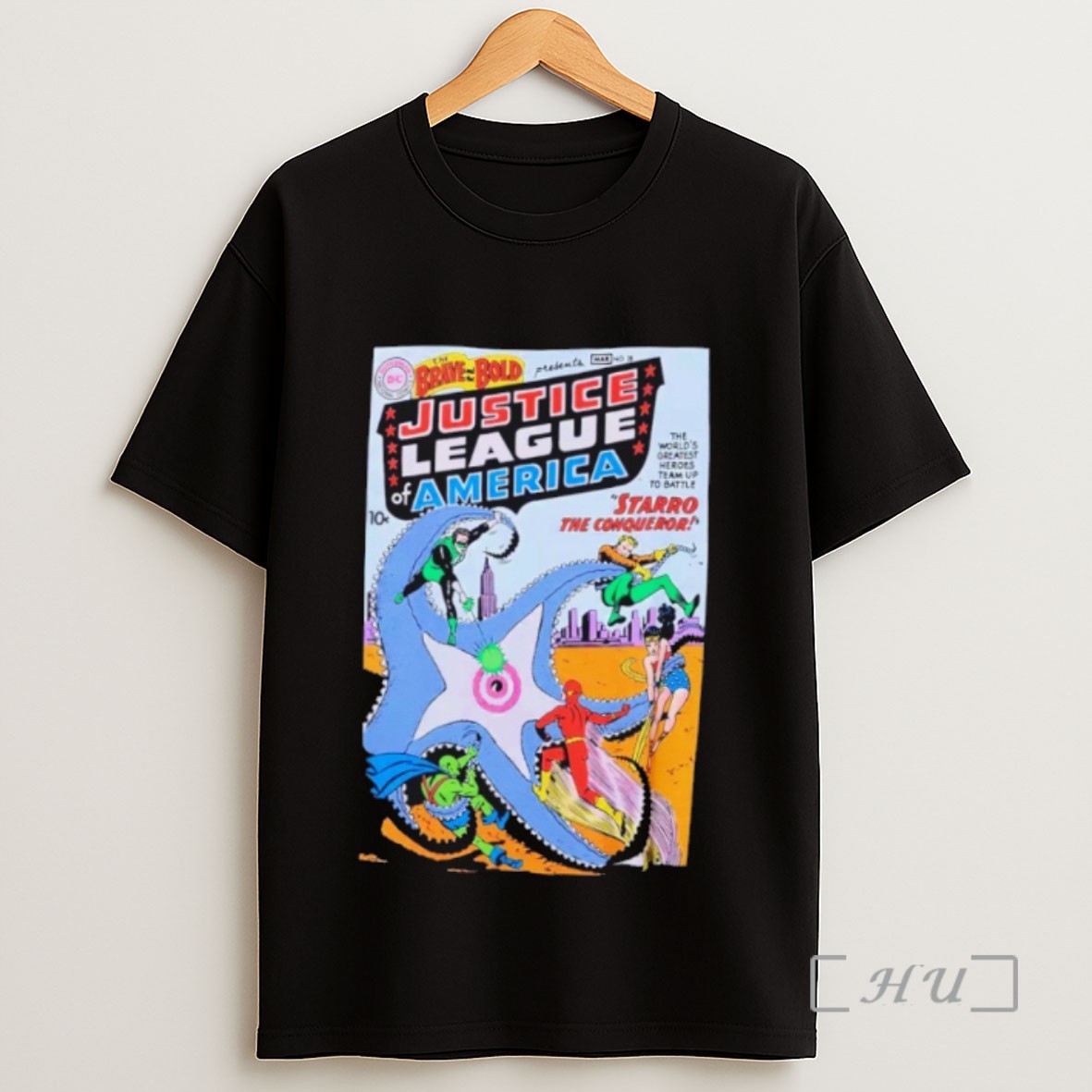 Officials Dc Comics Justice League Starro Battle Sweatshirt Tee Shirt