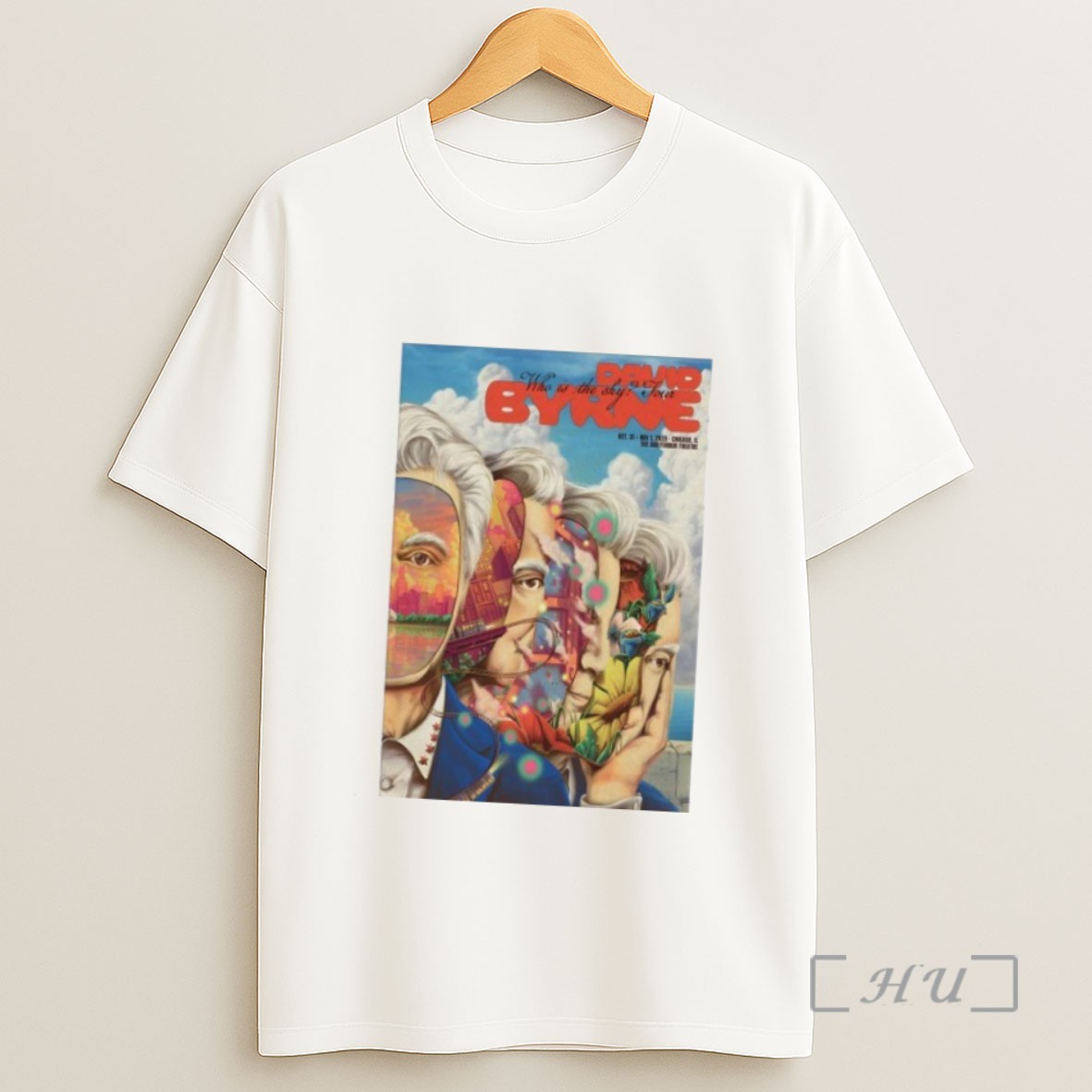 Officials David Byrne Who Is The Sky Tour Chicago On October 31 Nov 1 2025 Sweatshirt Tee Shirt