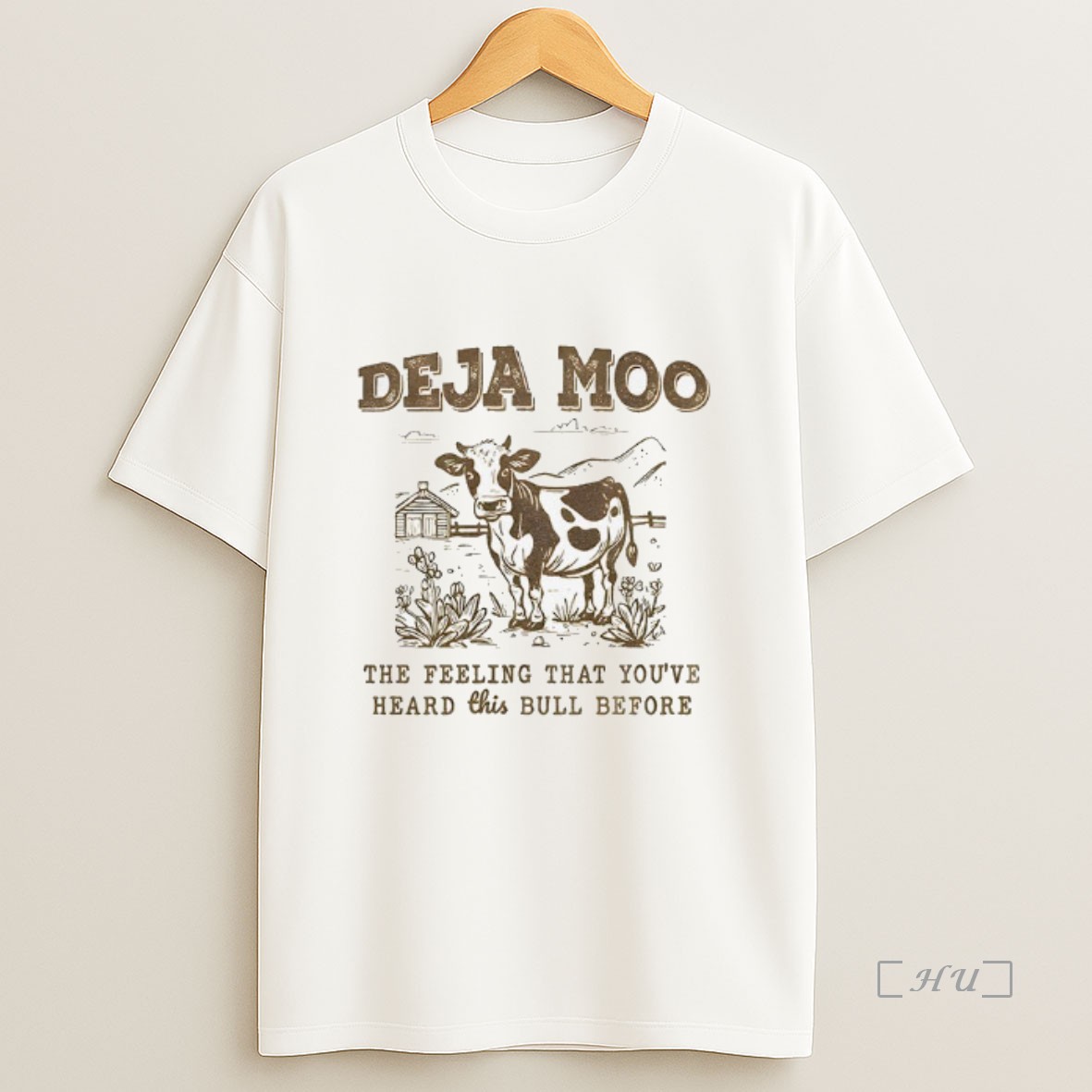 Officials Deja Moo The Feeling That Youve Heard This Bull Before Sweatshirt Tee Shirt