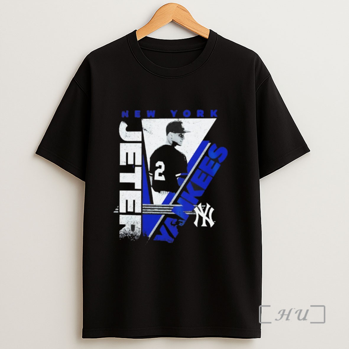 Officials Derek Jeter New York Yankees Baseball Black In The Zone Player Sweatshirt Tee Shirt