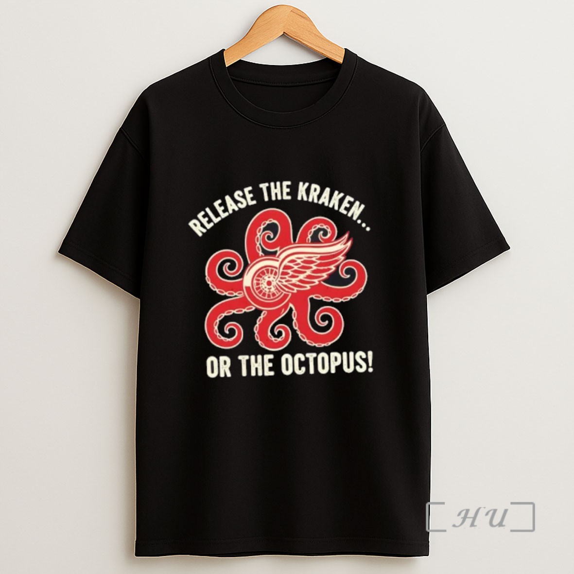 Officials Detroit Red Wings Release The Kraken Sweatshirt Tee Shirt