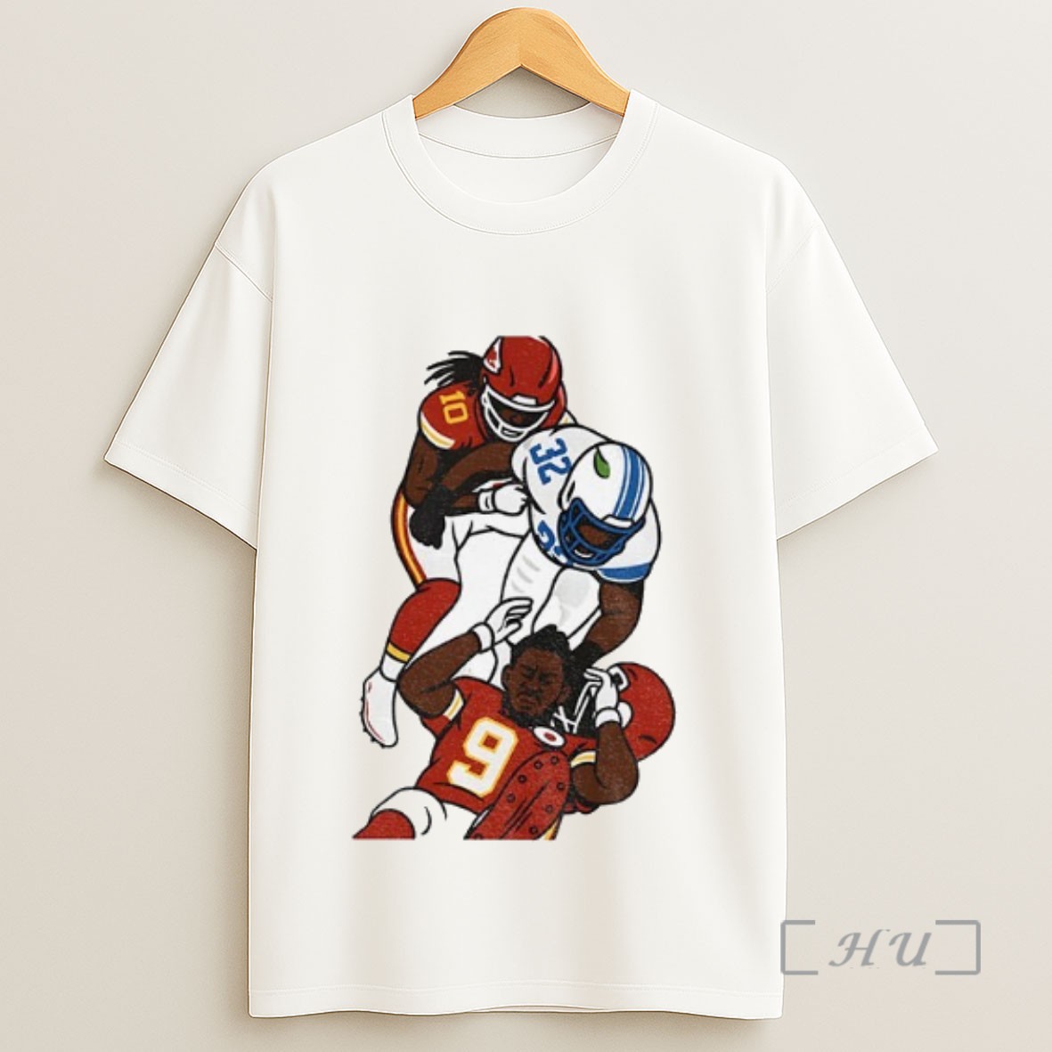 Officials Detroit Vs Everybody Detroit Lions Vs Kc Chiefs Football Match Moment Art Sweatshirt Tee Shirt