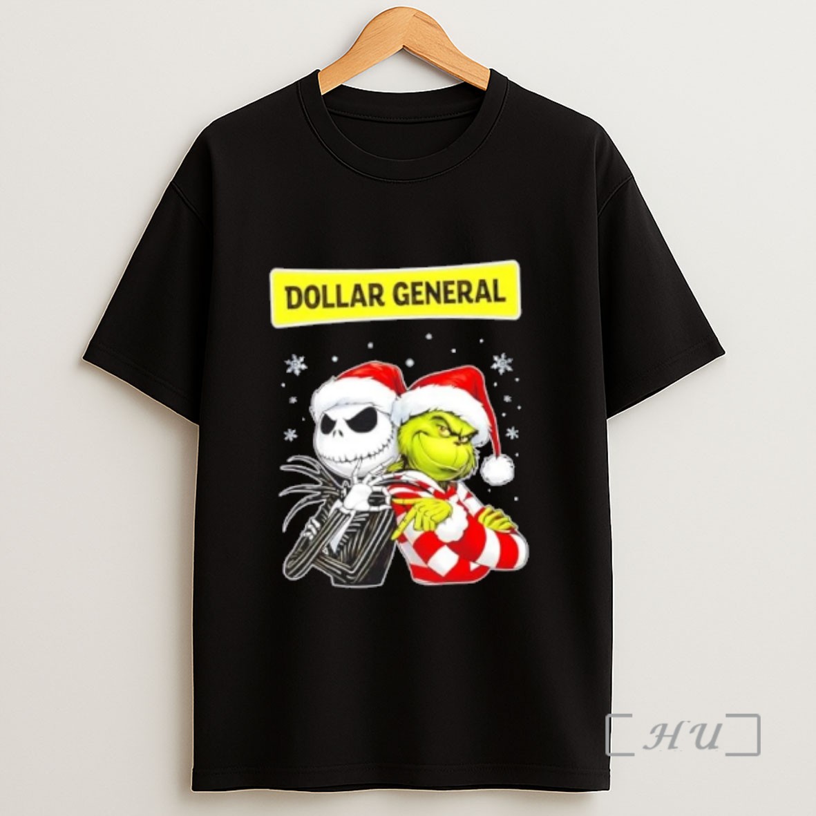 Officials Dollar General X Jack Skellington And Grinch Six Seven Merry Christmas Sweatshirt Tee Shirt