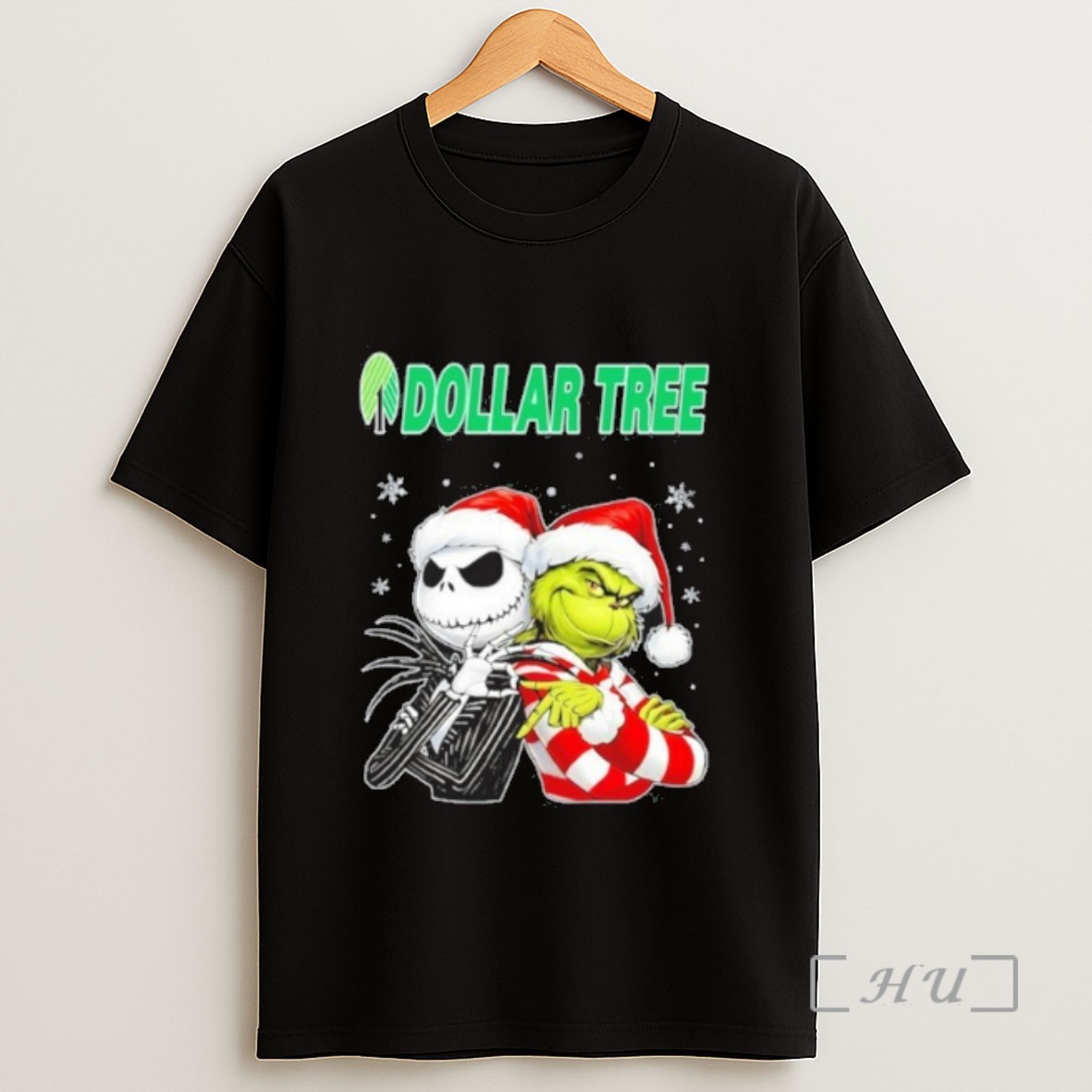 Officials Dollar Tree Logo Santa Jack And Santa Grinch 67 Sweatshirt Tee Shirt