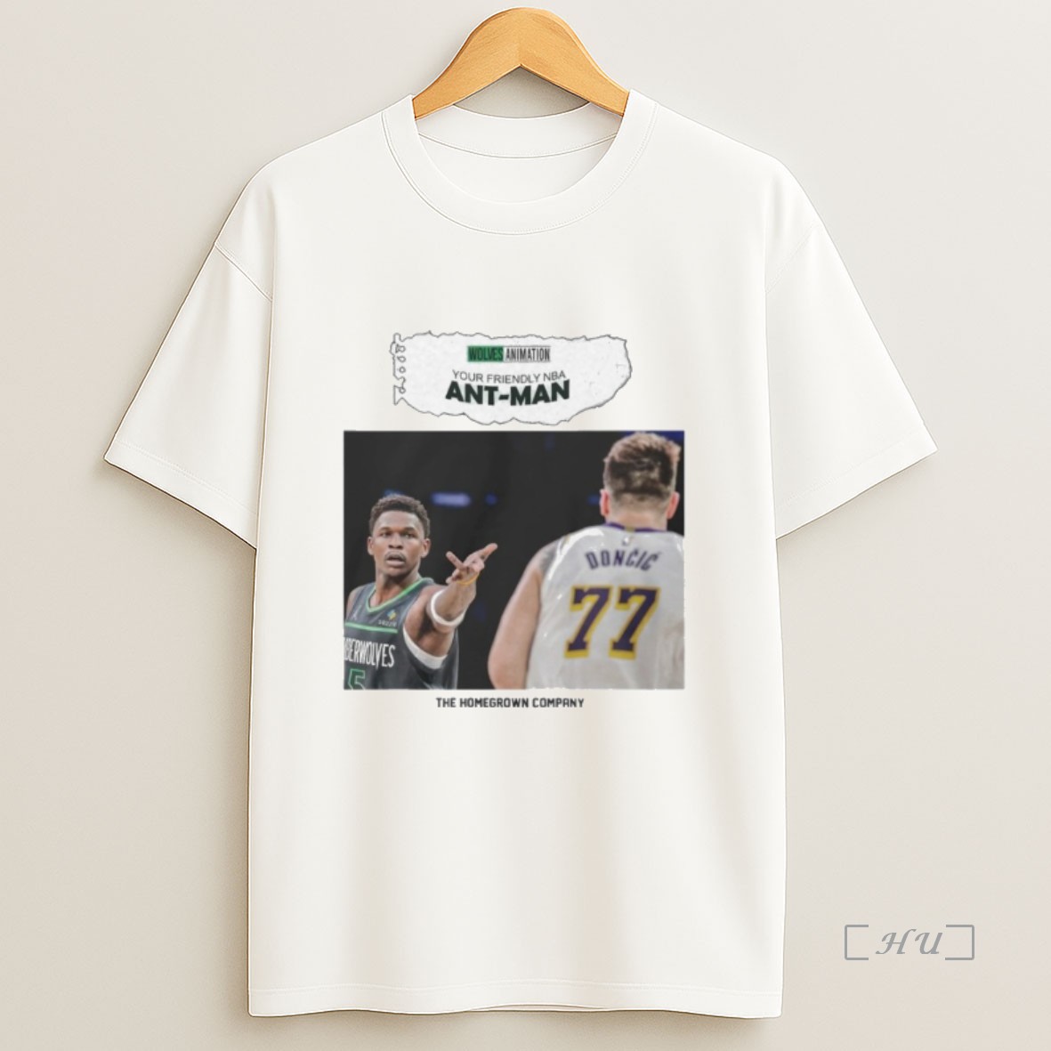 Officials Doncic And Anthony Edwards Ant Man The Homegrown Company Sweatshirt Tee Shirt