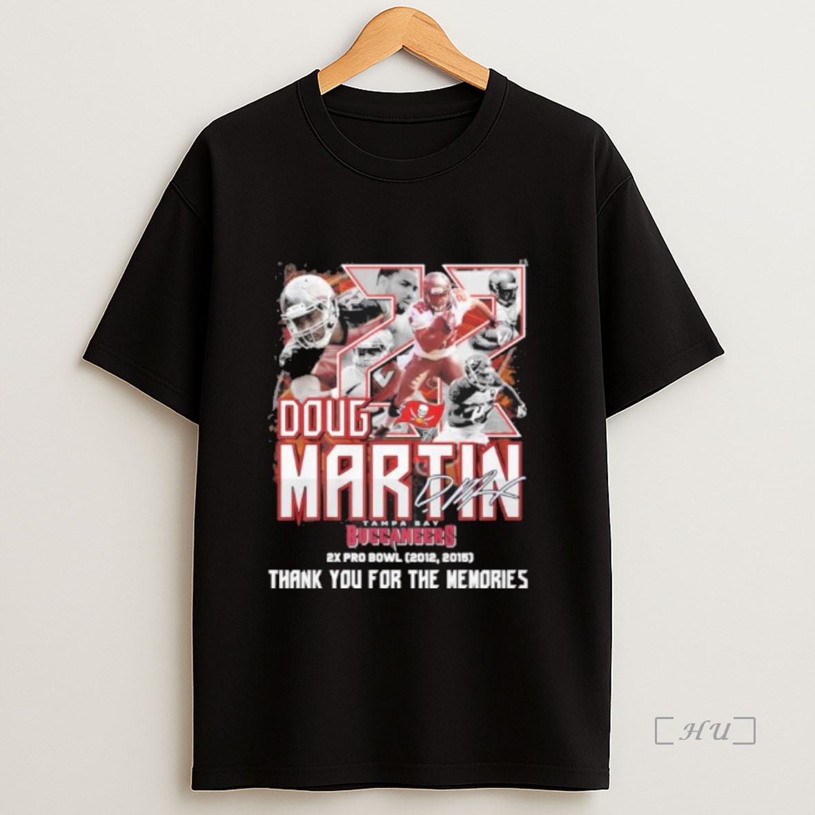 Officials Doug Martin Buccaneers 2x Pro Bowl Thank You For The Memories Sweatshirt Tee Shirt