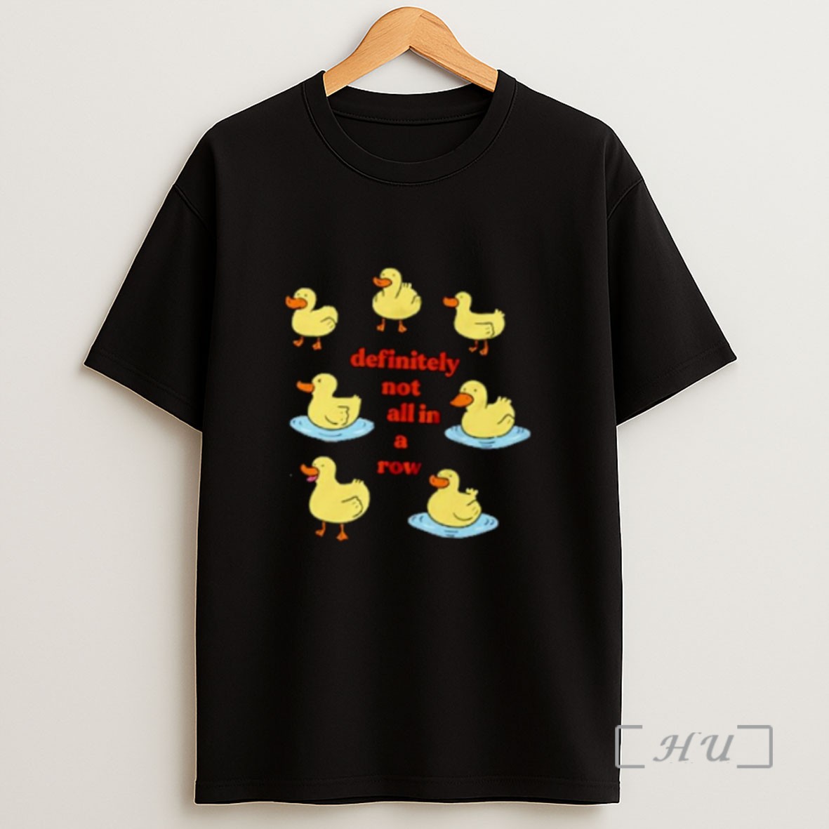 Officials Ducks Definitely Not All In A Row Ornaments Sweatshirt Tee Shirt