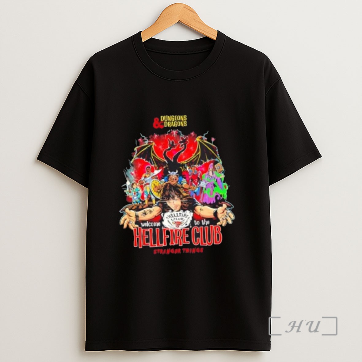 Officials Dungeons And Dragons Welcome To The Hellfire Club Stranger Things Sweatshirt Tee Shirt