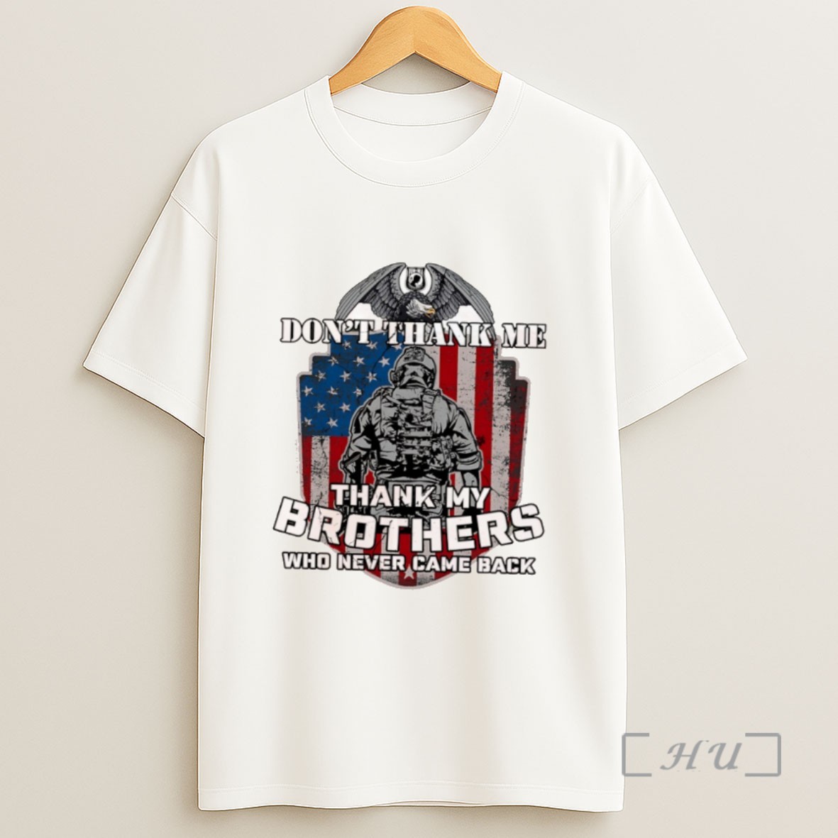 Officials Eagle Patriot Dont Thank Me Thank My Brothers Who Never Came Back Sweatshirt Tee Shirt