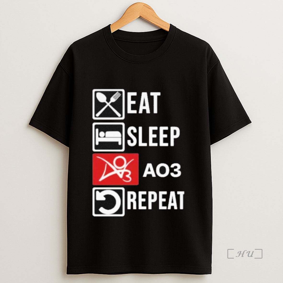 Officials Eat Sleep Ao3 Repeat Sweatshirt Tee Shirt