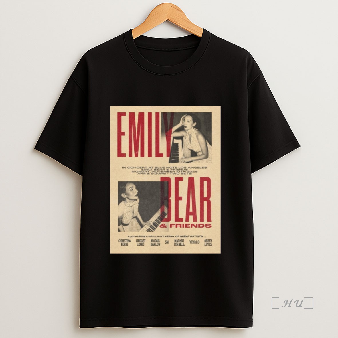 Officials Emily Bear And Friends November 10 2025 In Concert At Blue Note Los Angeles Sweatshirt Tee Shirt