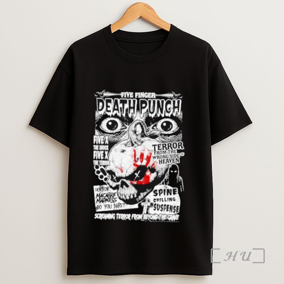 Officials Five Finger Death Punch Screaming Terror From Beyond The Grave Sweatshirt Tee Shirt